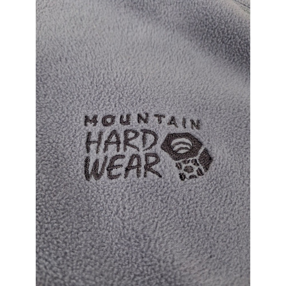 Mountain Hardwear Pullover Womens XL Gray 1/4 Zip High Neck Fleece Top - Picture 3 of 10